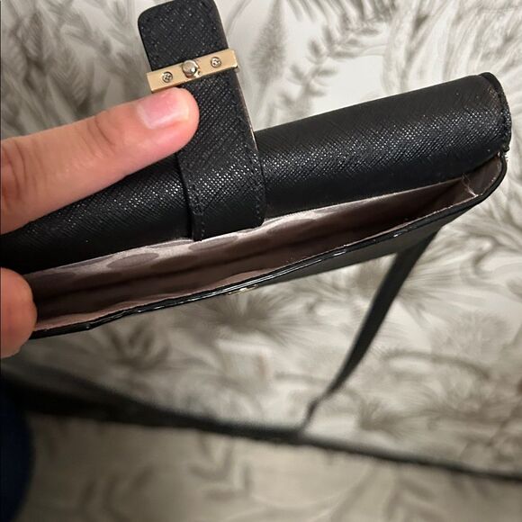 Kate Spade wallet phone Black Crossbody Bag Holder Strap - Picture 5 of 5